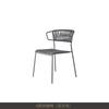 Mesa y silla nórdicas para exteriores, terraza, mesa y silla de ocio para exteriores, villa, sala Sunshine, patio, jardín, mesa y silla de ratán