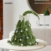 Simulación transfronteriza, cifrado de escritorio PE, árbol de Navidad, mini árbol de Navidad, decoración mágica de cuello torcido, árbol de Navidad, decoración