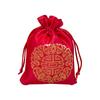 Bolsa roja de boda bolsa de boda bolsillo de la novia bolsa de brocado dote brocado regalo bolsa de dulces de boda