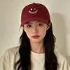 Sombrero de Gran Circunferencia de Cabeza para Mujer, Gorra de Béisbol Bordada con Letras Estilo Coreano, Unisex, Gorra Casual con Visera para Todas las Estaciones, Moderna y que Afina el Rostro