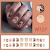 Hojas negras ojos de amor dulce genial Europeo y Americano Flash Alto sentido productos terminados de fábrica venta al por mayor parche de uñas portátil