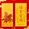 Año del Caballo Oro Puro 999 Atrae Fortuna Pegatina para Teléfono Móvil Dibujos Animados Colorida Riqueza Instantánea Pegatina Dorada Pequeño Regalo Creativo