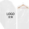 Capa de Roupa Transparente contra Poeira, Capa de Poeira Pequena Feita Sob Medida para Lavanderias e Lojas de Roupas, Capa de Poeira com Logotipo Impresso, Capa Descartável para Roupas