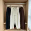 Calça cargo patchwork retrô versátil de cintura alta estilo coreano para mulheres, calça jogger casual de corte solto, nova tendência outono 2026 estilo estudante