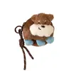 Tengyi Bolsa para Auriculares con Cabeza de Cachorro Creativa Lanyard Colgante Decoración para Mochila de Niña Billetera Pequeña Portátil
