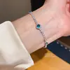 Pulsera con Colgante Ovalado de Circonita para Mujer, Lujo Ligero, Sensación de Alta Gama, Temperamento de Moda Exquisito, Diseño Único