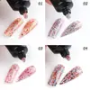Pegamento para extensión de arte de uñas nuevo transfronterizo 15ml pegamento de fototerapia de oblea con purpurina manguera de color de moda popular en Instagram