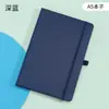 Cuaderno de oficina A5 de tapa dura transfronterizo con banda elástica, cuero, logo personalizado, diario, en stock, venta al por mayor