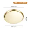 Plato Redondo de Acero Inoxidable 304 Estilo Coreano Plato Escurridor para Tempura Bocadillos Plato para Fruta Estilo Occidental Plato Multifuncional para Barbacoa con Escurridor Plato para Cena