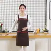 Venta Directa de Fábrica Delantal de Lona para Catering, Repostería, Clase de Arte para Estudiantes, Pintura, Catering, Repostería, Publicidad