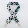 Nuevo Estilo Accesorios para Bolsos de Mujer Correa Ancha Estampada con Diamantes Correa de Repuesto para Bolso Cruzado al Hombro Correa de Hombro para Bolso Pequeño Multicolor