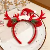 Diadema Festiva Luminosa de Astas de Alce para Adultos, Tocado con Purpurina para Actividades de Performance Infantil, Accesorios para el Cabello de Mujer