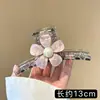 Pinza para el cabello floral estilo coreano para mujer, pinza de garra mediana versátil, accesorio para el cabello, nuevo modelo 2026 Pinza de tiburón