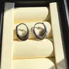 Pendientes Lisos en Forma de U, Diseño Minimalista, Estilo de Nicho, Lujo Ligero Coreano y Japonés, Pendientes de Aro de Gama Alta, Accesorios de Oreja de Estilo Trendy de Influencer