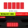 Pegatinas Reflectantes para Coches, Motocicletas, Vehículos Eléctricos, Rayones de Carrocería de Advertencia, Cascos Decorativos, Pegatinas para Bicicletas, Pegatinas Reflectantes Nocturnas