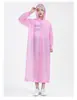 Impermeable PEVA de ala ancha para adultos y niños, universal, portátil, poncho de lluvia reutilizable