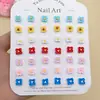 Nuevas Joyas Florales para Uñas de Resina DIY Joyería para Uñas Pendientes Funda de Teléfono Móvil Accesorios Portátiles para Uñas