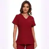 AliExpress Ropa de Trabajo de Manga Corta para Enfermera y Doctor de Sala de Cirugía Oral Traje Quirúrgico Producto Nuevo para Enfermeras de Hospital
