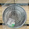 Bandeja para Cocinar al Vapor de Acero Inoxidable, Rejilla para Cocinar al Vapor, Cesta para Cocinar al Vapor, Rejilla Doméstica para Cocinar al Vapor, Vaporera de Cocina para Pan y Panecillos, Vaporera con Soporte