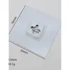 Pieza Móvil Colgante de Vidrio Gancho de Baño Gancho Cola de Milano Pieza de Fijación Triangular para Muebles Gancho para Espejo Accesorios de Marco Redondo de Aleación de Aluminio