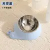 Nuevo Original Mascota Tazón Único Acero Inoxidable Comedero para Gatos Antideslizante Protección del Cuello Anti-Vuelco Comedero para Perros Bebedero Utensilios de Comida