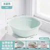 Lavabo personalizable con logo, cubeta cuadrada de plástico para uso doméstico, engrosada, adecuada para dormitorios de estudiantes, lavado de pies de bebé, lavado de verduras, lavado de cara