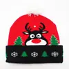 Sombrero de Navidad Luminoso LED para Adultos y Niños de Otoño e Invierno Set de Bufanda y Gorro Tejido de Papá Noel Estilo Infantil