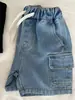 Estilo Nuevo de Verano, Shorts de Mezclilla para Niños, Pantalones Ligeros de Cuatro Cuartos, Pantalones Casuales para Niños, Pantalones Cortos Calientes para Niños Pequeños 2025