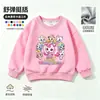 Maravillosa Sudadera Linda para Niñas 2027 Nuevo Estilo Niña Bebé Casual Cuello Redondo Algodón Superior Primavera Otoño Dibujos Animados Ropa Infantil
