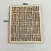 24 Años Nuevo Color Madera Madera Cortada Base para Tazón Nueva Pantalla Chinoiserie Posavasos de Té Listo para Entrega Directa