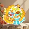 Adesivos de geladeira Sanya, adesivos magnéticos de madeira para presente cênico, adesivos de geladeira personalizados, lembranças criativas de turismo de Hainan, atacado