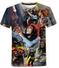 Wu 860203 Ropa Infantil con Estampado Digital 3D para Hombres y Mujeres Camisetas de Manga Corta Tendencia