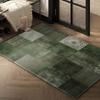 Felpudo de Entrada Estilo Medieval, Alfombra Verde Americana Estilo Retro, Felpudo de Terciopelo Belga, Felpudo para Cambiar Zapatos en la Entrada