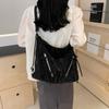 Mochila de Mujer 2024 Nueva Mochila de Viaje de Gran Capacidad Bolso Tote Combinable Bolso de Hombro de Moda Estudiante Estilo Coreano Mochila Escolar