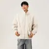 Chaqueta casual suelta de estilo americano para hombre, nueva para primavera y otoño, con cuello alto y tendencia, chaqueta de vuelo versátil de estilo coreano