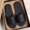 Pantuflas Haining Talla Extra Grande para Casa Verano Hombres y Mujeres Domésticas Antideslizantes Sandalias de Cuero Genuino Cuero de Vaca para Casa Sin Olor