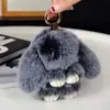 Chaveiro de Pelúcia Imitação de Coelho Rex - Pingente de Pelúcia Conforme Normas Internacionais