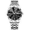 Guau, Pedido y Cambio de Logo Guangzhou Watch Source Fábrica Potente Reloj para Hombre Diseño en Forma de Diamante Cortado Reloj