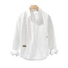 Camisa de manga larga de algodón para hombre, nueva camisa holgada informal de otoño, venta al por mayor de fábrica, una generación de personalización de soporte para el cabello