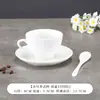 Platillo para taza de café simple cerámica gruesa flor taza de café capuchino taza moca elegante registro personalizado