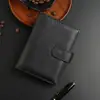Nuevo Billetero de Monedas Estilo Vintage Cartera de Piel PU para Hombre Diseño Plegable en Tres con Múltiples Ranuras para Tarjetas Billetera Corta para Hombre