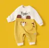 Macacão Novo para Bebê Primavera e Outono 2023 Macacão de Primavera para Menino Roupa de Fora Roupas para Menina Macacão de Manga Longa