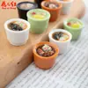 Juguetes de Comida de la Serie de Estofados Nutritivos Tridimensionales Simulados, Accesorios de Joyería de Resina Hechos a Mano para Bricolaje, Colgantes, Decoraciones