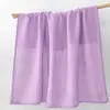 Manta a Cuadros de Algodón de Bambú, Manta Sólida para Parasol de Cochecito de Bebé, Toalla de Baño para Recién Nacido, Manta Envolvente Transfronteriza de Amazon
