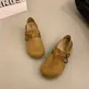 Sapatos slip-on de uso bidirecional com aumento interno de altura, Mocassins femininos de primavera, Estilo Birkenstock de 5 cm, Novo Modelo 2026