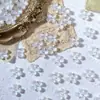 Al por mayor 10 mm Pétalos de Trébol de Vidrio DIY Pulseras con Cuentas Hechas a Mano Collares Estilo Antiguo Materiales para Hacer Pasadores de Pelo