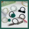 Estilo Casual Color Caramelo Niños Banda de Goma Toalla para el Cabello Anillo Accesorios para el Cabello No Daña el Cabello Diadema para Bebé Niñas