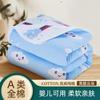Manta de toalla de algodón puro de verano, edredón de gasa de seis capas, edredón grueso para dos personas, edredón individual con aire acondicionado, manta para la siesta del bebé.