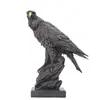 Águia de cobre, águia majestosa abrindo suas asas, grande demonstração de ambição, ornamento de águia em latão simulado, escultura de águia em bronze, decoração de mesa, item de artesanato