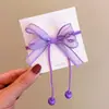 Ligas para el cabello de listón con moño para niños, pequeños accesorios para el cabello para niñas, lindas cuerdas para el cabello anudadas para pequeñas princesas